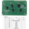 LCD displej 20×4 znaky, žluté podsvícení, HD44780, I2C