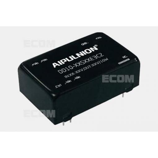 DC/DC měnič DD10-36S05E3C2, 48 V → 5 V / 2 A, izolovaný, DIP-24