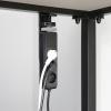 Solight 3z + USB A+C přenosné stolní zásuvky, 2m, černá, USB rychlonabíječka 20W PD - PP105C-PD20-B
