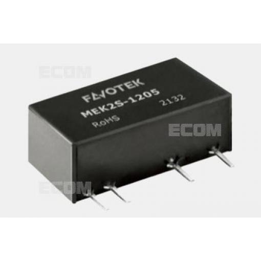 DC/DC měnič MEK2S-1205, 12 V na 5 V, 400 mA, izolovaný
