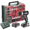 Metabo SB 18 L BL Set, 613157710 aku rázový utahovák, 65 Nm, 18 V, 2 Ah, LiHD , bezkartáčové, kufřík, vč. 2x aku, vč. nabíječky, vč. příslušenství