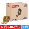 tesa tesafix 51570 51570-00002-00 oboustranná lepicí páska tesafix® 51570 přírodní (d x š) 50 m x 25 mm 48 ks