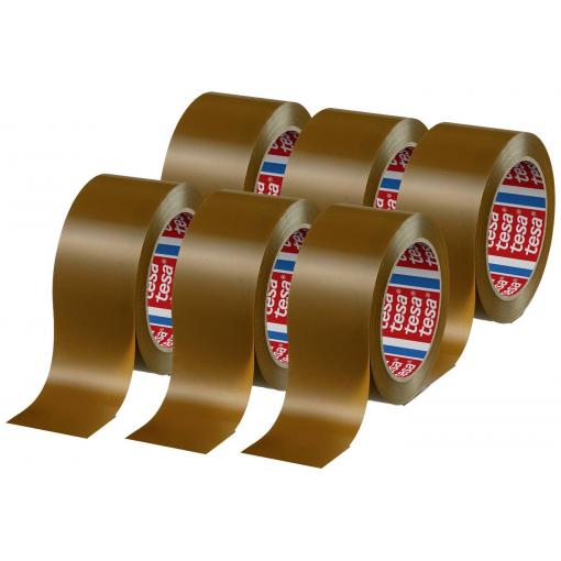 tesa tesapack 4124 PVC 04124-00096-00 balicí lepicí páska tesapack® 4124 hnědá (d x š) 66 m x 50 mm 6 ks