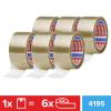 tesa tesapack PP 4195 04195-00000-04 balicí lepicí páska tesapack® 4195 transparentní (d x š) 66 m x 50 mm 6 ks
