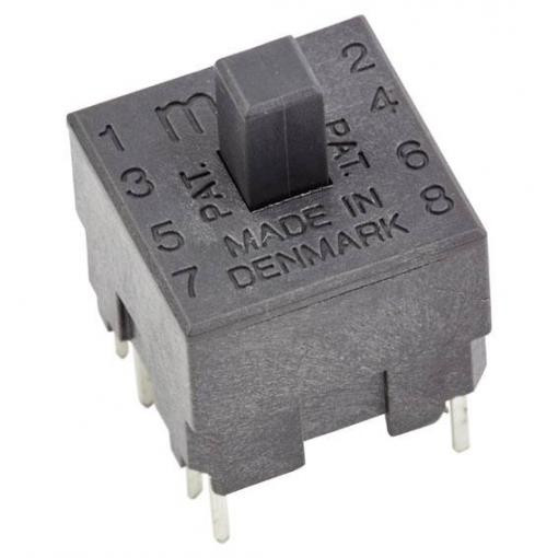 MEC Unimec Series, 1540109 tlačítko, 120 V, 250 mA, 1 ks