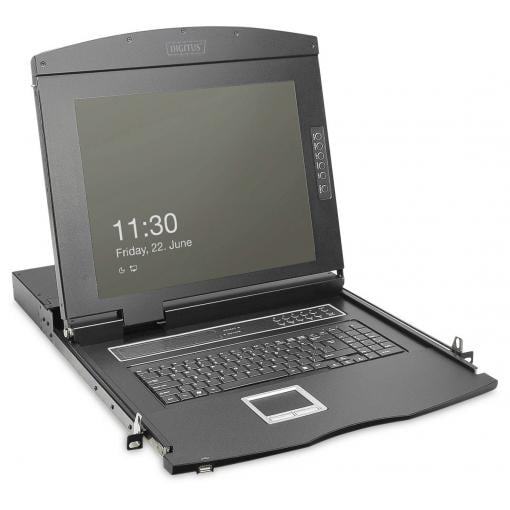 Digitus DS-72221-5US 16 portů KVM konsole Cat 5 (RJ45) myš, klávesnice 1920 x 1080 Pixel