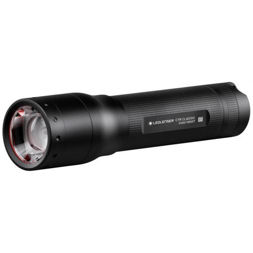 Ledlenser C7R Classic LED kapesní svítilna, napájeno akumulátorem, 1000 lm, 40 h, 210 g