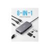 Anker USB-C® dokovací stanice 553 USB-C Hub (8-in-1) Vhodné pro značky (dokovací stanice pro notebook): univerzální integrovaná čtečka karet, napájení USB-C®