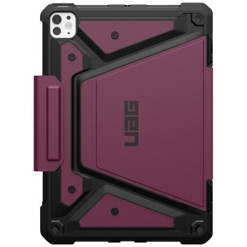 Urban Armor Gear Metropolis SE obal na tablet Apple iPad Pro 11 (M4, 2024) 27,9 cm (11) Pouzdro typu kniha černá, bordó