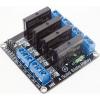 Modul polovodičového relé 4× SSR, 3-24 V DC, spouštění log. 1