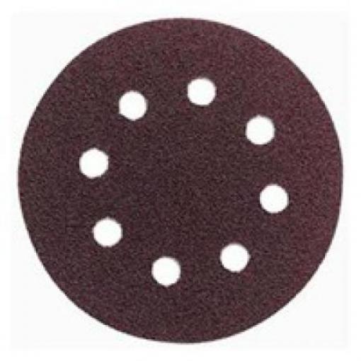 Brusný disk ø125 pro ESM1007, ESM1009, WU652 (suchý zip, 8 děr) zr.40