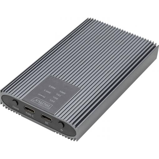 Digitus DA-71559 1 ks duplikační stanice pevných disků USB-C® USB 3.2 (Gen 2x2) přenositelná