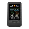 Solight meteostanice, barevný LCD, vnitřní/venkovní teplota a vlhkost, tlak, RCC, černá - TE87