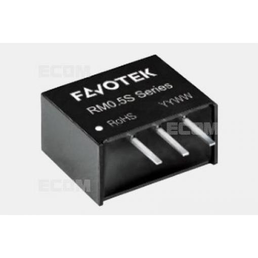 DC/DC měnič RM05S-050, ±5 V / 500 mA, SIP3