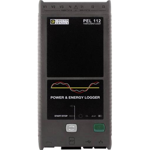 Chauvin Arnoux PEL 112 síťový analyzátor 3fázové s funkcí záznamníku, Měření spotřeby energie, Analýzy zátěže, Online měření