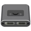 Maxtrack CS38L 2 porty DisplayPort přepínač šedá