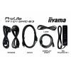 Iiyama ProLite TF1015MC-B3 dotykový monitor Energetická třída (EEK2021): C (A - G) 25.7 cm (10.1 palec) 1280 x 800 Pixel 16:10 29 ms HDMI™, DisplayPort, VGA,