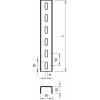 OBO Bettermann 6342340 U-stojina (d x š x v) 3 m x 50.00 mm x 30.00 mm 1 ks