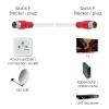 Maxtrack antény, SAT kabel [1x F zástrčka - 1x F zástrčka] 3 m bílá