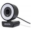 Dicota Webcam Ringlight 5MP webkamera, Mikrofon