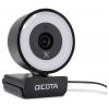 Dicota Webcam Ringlight 5MP webkamera, Mikrofon