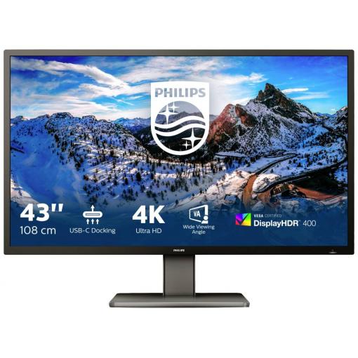 Philips Monitore 439P1/00 LCD monitor 60.5 cm (23.8 palec)3840 x 2160 Pixel, 16:9, 4 ms, IPS LCD