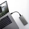 AXAGON EEM2-SG2 RAW BOX Pouzdro pro SSD M.2 USB-C™ (USB 3.2 Gen 2) 10 GBit/s M.2 PCIe NVMe 2242, 2260, 2280 EEM2-SG2