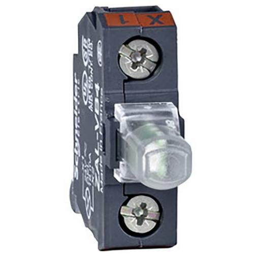 Schneider Electric ZALVG1 Pomocný spínací blok pro nástavbové pouzdro, bílá, integrovaný LED, 48-120V Příslušenství pro malé rozvodnice 1 ks