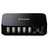 D-Link DUB-H7/E USB Hub 7 portů USB-A USB 2.0 480 MBit/s s portem pro rychlé nabíjení černá DUB-H7/E