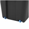 KIS 241508 Úložný box, Scubba, stohovatelné, (š x v x h) 735 x 460 x 445 mm, šedomodrá, černá, 1 ks