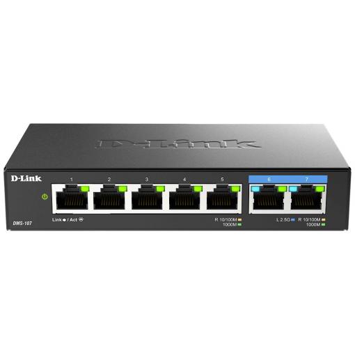 D-Link DMS-107/E DMS-107/E ethernetový switch 5 + 2 porty