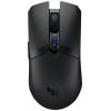 Asus TUF Gaming M4 WL optická herní myš, přenos bezdrátový, Bluetooth®, 6 tlačítko, 12000 dpi, černá