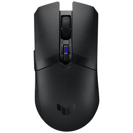 Asus TUF Gaming M4 WL optická herní myš, přenos bezdrátový, Bluetooth®, 6 tlačítko, 12000 dpi, černá