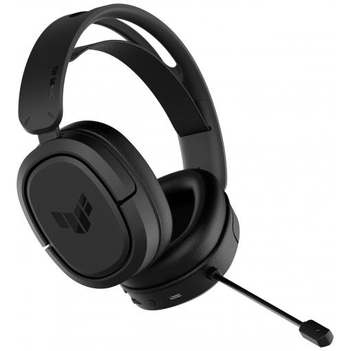 Asus TUF Gaming H1 Wireless Headset uzavřená (Over Ear) bezdrátová 7.1 Surround černá Redukce šumu mikrofonu Vypnutí zvuku mikrofonu, regulace hlasitosti Gaming