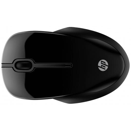 HP 250 Dual optická myš, přenos bezdrátový, Bluetooth®, 3 tlačítko, 1600 dpi, černá