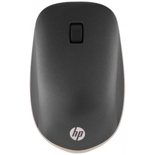 HP 410 Slim myš, přenos bezdrátový, 3 tlačítko, 2000 dpi, černá, stříbrná