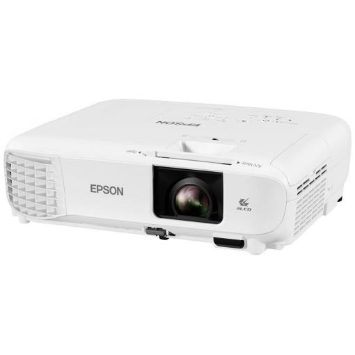 Epson projektor EB-W49 3LCD 3800 lm 1280 x 800 WXGA 2 VGA vstupy, automatická korekce lichoběžníkového zkreslení, integrovaný reproduktor, s dálkovým