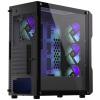 endorfy Regnum 400 ARGB midi tower PC skříň černá 4 předinstalované LED ventilátory, boční okno, prachový filtr