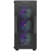 endorfy Regnum 400 ARGB midi tower PC skříň černá 4 předinstalované LED ventilátory, boční okno, prachový filtr