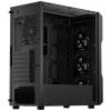 endorfy Regnum 400 ARGB midi tower PC skříň černá 4 předinstalované LED ventilátory, boční okno, prachový filtr