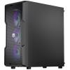 endorfy Regnum 400 ARGB midi tower PC skříň černá 4 předinstalované LED ventilátory, boční okno, prachový filtr
