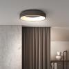 Solight LED stropní světlo kulaté Treviso, 48W, 2880lm, stmívatelné, dálkové ovládání, šedá - WO768-G
