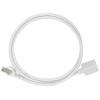 LogiLink CQX061S RJ45 síťové kabely, propojovací kabely CAT 6A S/FTP 3.00 m bílá samozhášecí, bez halogenů, stínění pletivem 1 ks