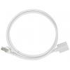 LogiLink CQX071S RJ45 síťové kabely, propojovací kabely CAT 6A S/FTP 5.00 m bílá samozhášecí, bez halogenů, stínění pletivem 1 ks