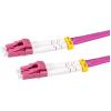 LogiLink FC4LC05 optické vlákno optické vlákno kabel 5.00 m fialová [1x LC/UPC zástrčka - 1x LC/UPC zástrčka] 50/125 µ Multimode OM4
