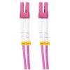 LogiLink FC4LC20 optické vlákno optické vlákno kabel 20.00 m fialová [1x LC/UPC zástrčka - 1x LC/UPC zástrčka] 50/125 µ Multimode OM4