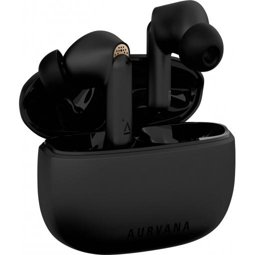 Creative Aurvana Ace špuntová sluchátka (In Ear) Bluetooth® černá odolné vůči potu, voděodolná, Indikátor nabití, vč. nabíjecí a dokovací stanice