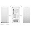BeQuiet DARK BASE 701 White midi tower PC skříň bílá 3 předinstalované ventilátory, boční okno