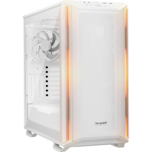 BeQuiet DARK BASE 701 White midi tower PC skříň bílá 3 předinstalované ventilátory, boční okno