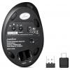 Perixx PERIMICE-819 optická ergonomická myš, přenos Bluetooth®, bezdrátový, černá